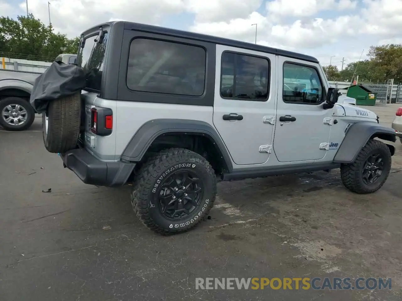3 fotografías del automóvil dañado 1C4JJXN64PW630179 JEEP WRANGLER 2023