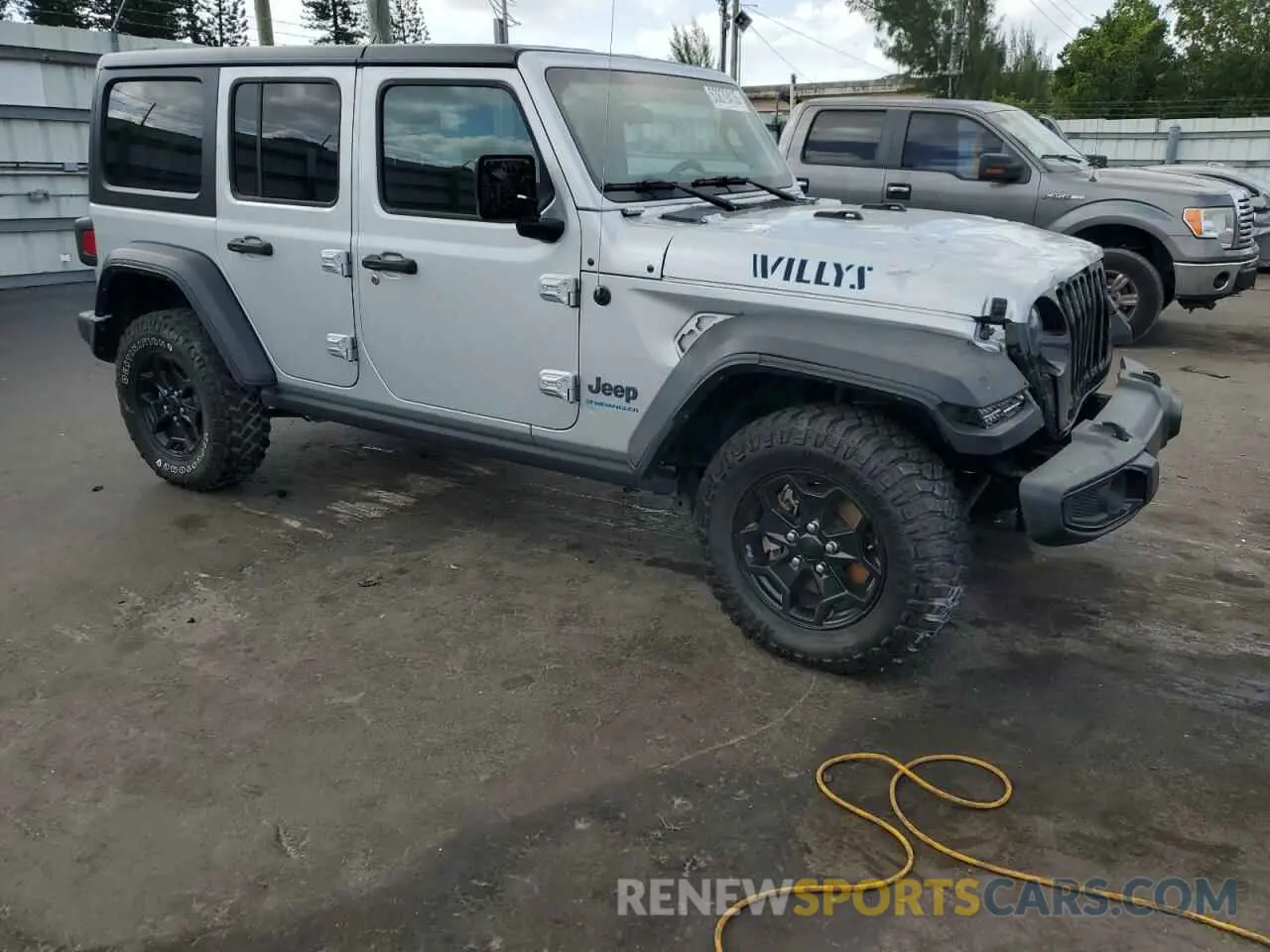 4 fotografías del automóvil dañado 1C4JJXN64PW630179 JEEP WRANGLER 2023