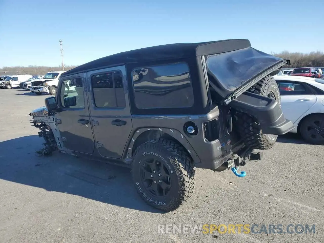 2 fotografías del automóvil dañado 1C4JJXN6XPW599309 JEEP WRANGLER 2023