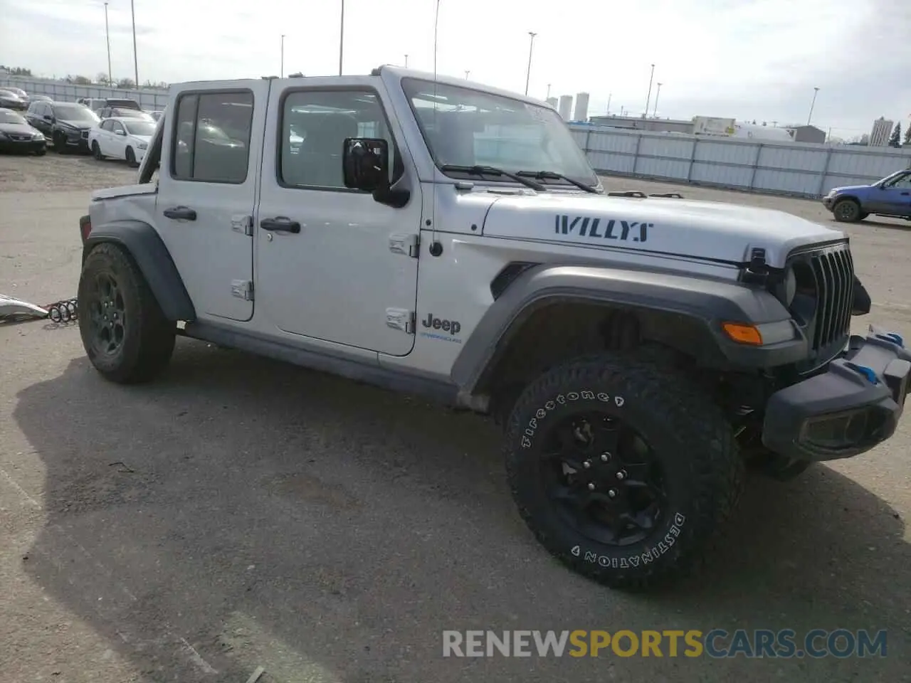 4 fotografías del automóvil dañado 1C4JJXN6XPW628940 JEEP WRANGLER 2023