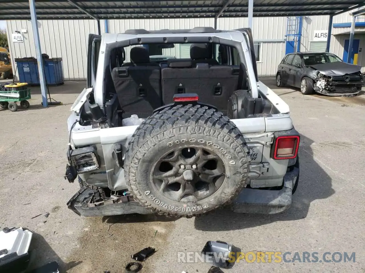 6 fotografías del automóvil dañado 1C4JJXN6XPW628940 JEEP WRANGLER 2023