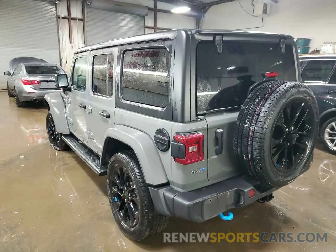 2 fotografías del automóvil dañado 1C4JJXP60PW661099 JEEP WRANGLER 2023