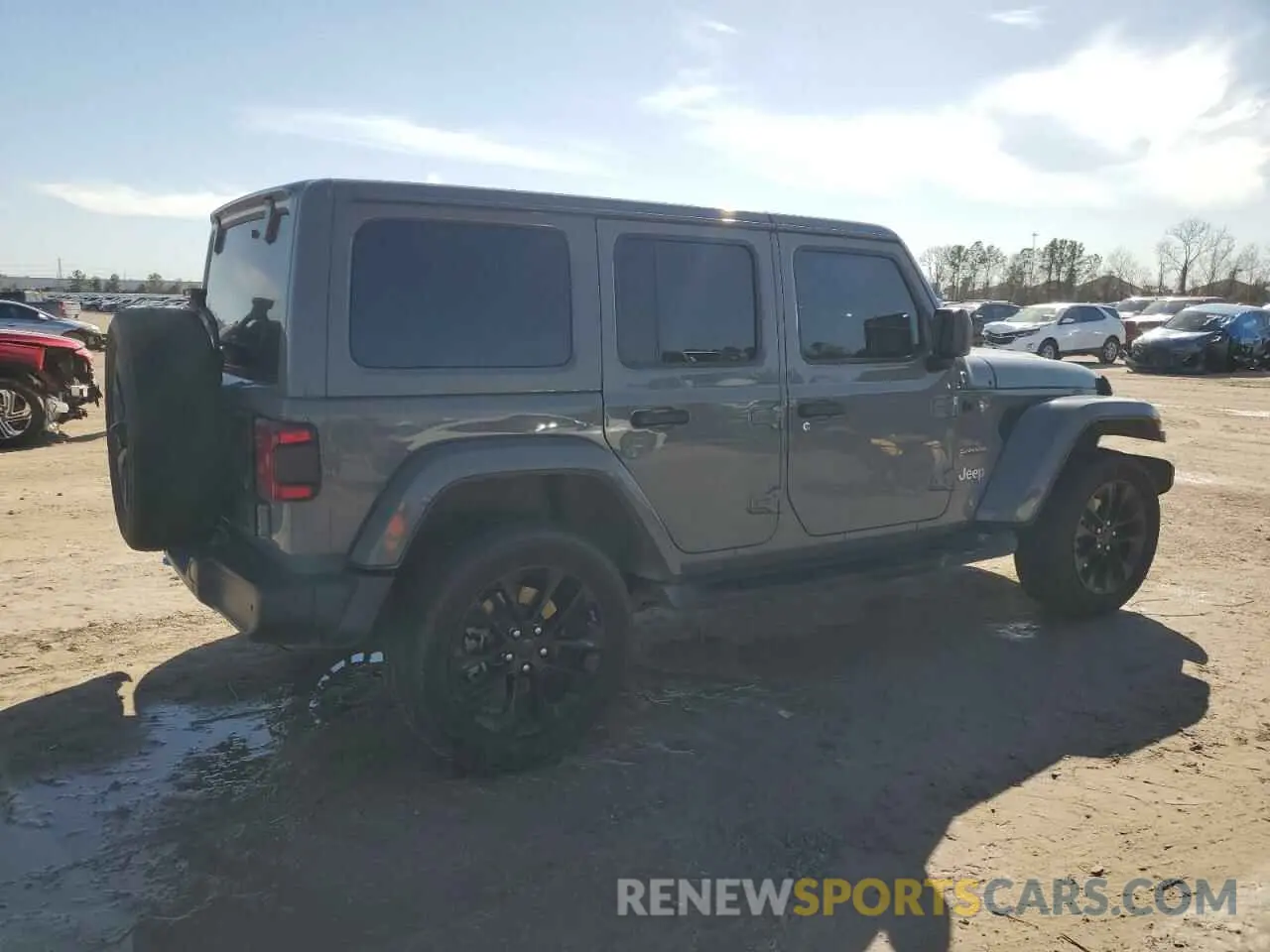 3 fotografías del automóvil dañado 1C4JJXP61PW505122 JEEP WRANGLER 2023