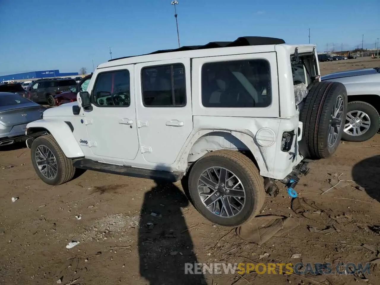 2 fotografías del automóvil dañado 1C4JJXP62PW538842 JEEP WRANGLER 2023