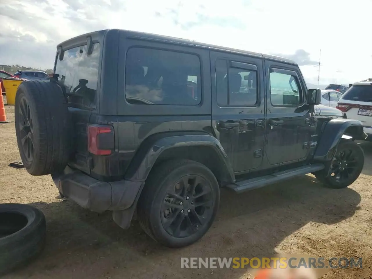 3 fotografías del automóvil dañado 1C4JJXP62PW556757 JEEP WRANGLER 2023