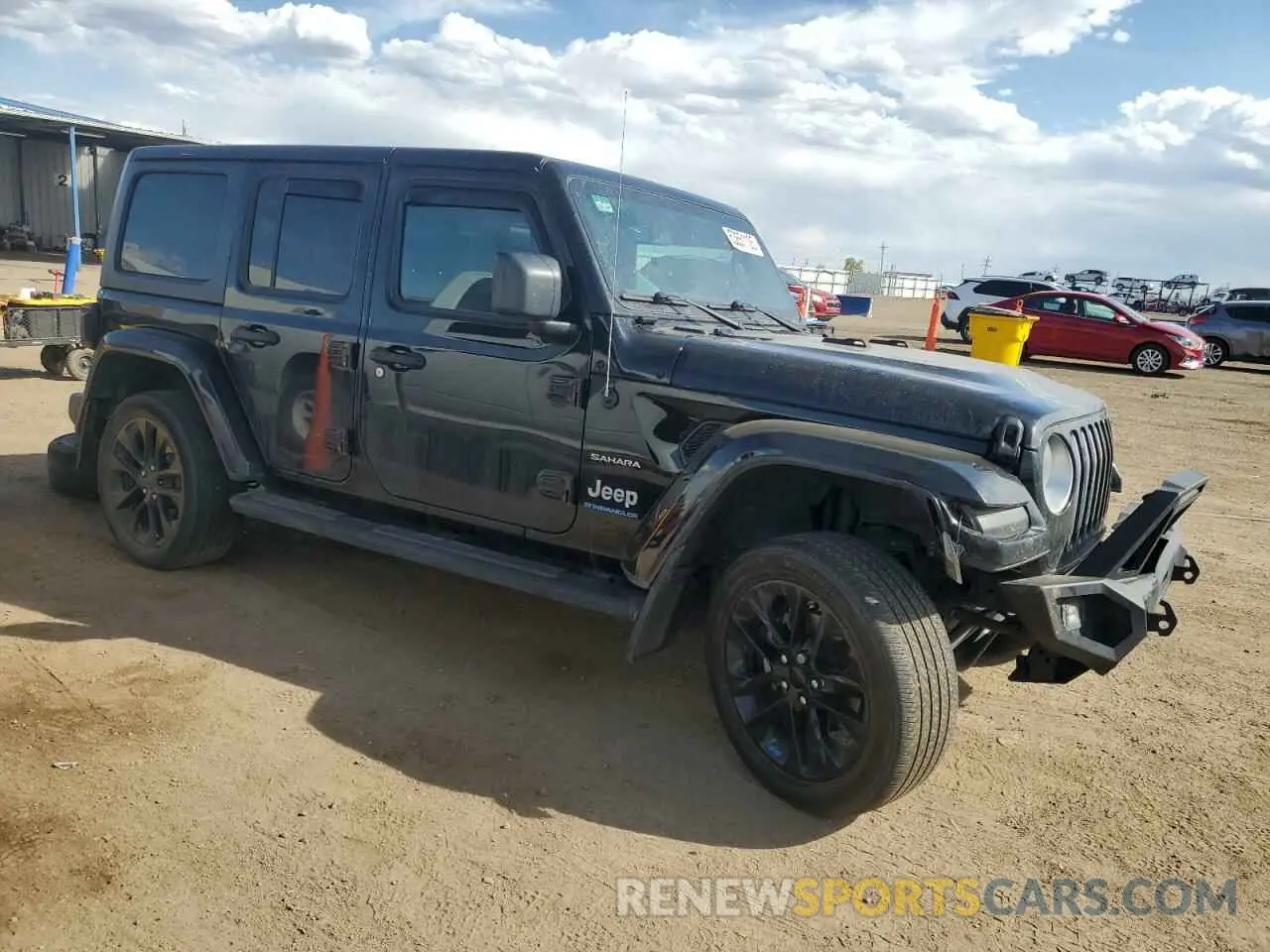 4 fotografías del automóvil dañado 1C4JJXP62PW556757 JEEP WRANGLER 2023