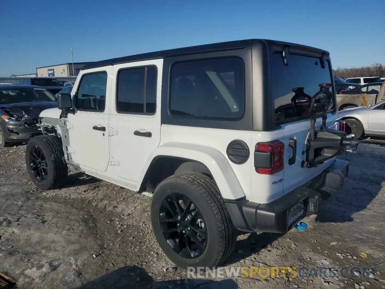 2 fotografías del automóvil dañado 1C4JJXP62PW599477 JEEP WRANGLER 2023