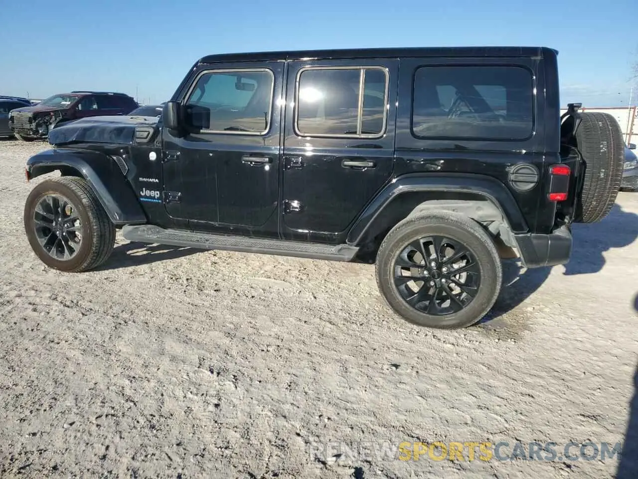 2 fotografías del automóvil dañado 1C4JJXP64PW537403 JEEP WRANGLER 2023