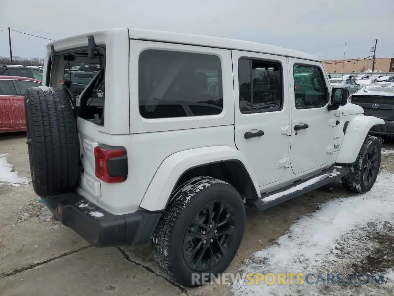3 fotografías del automóvil dañado 1C4JJXP64PW580929 JEEP WRANGLER 2023