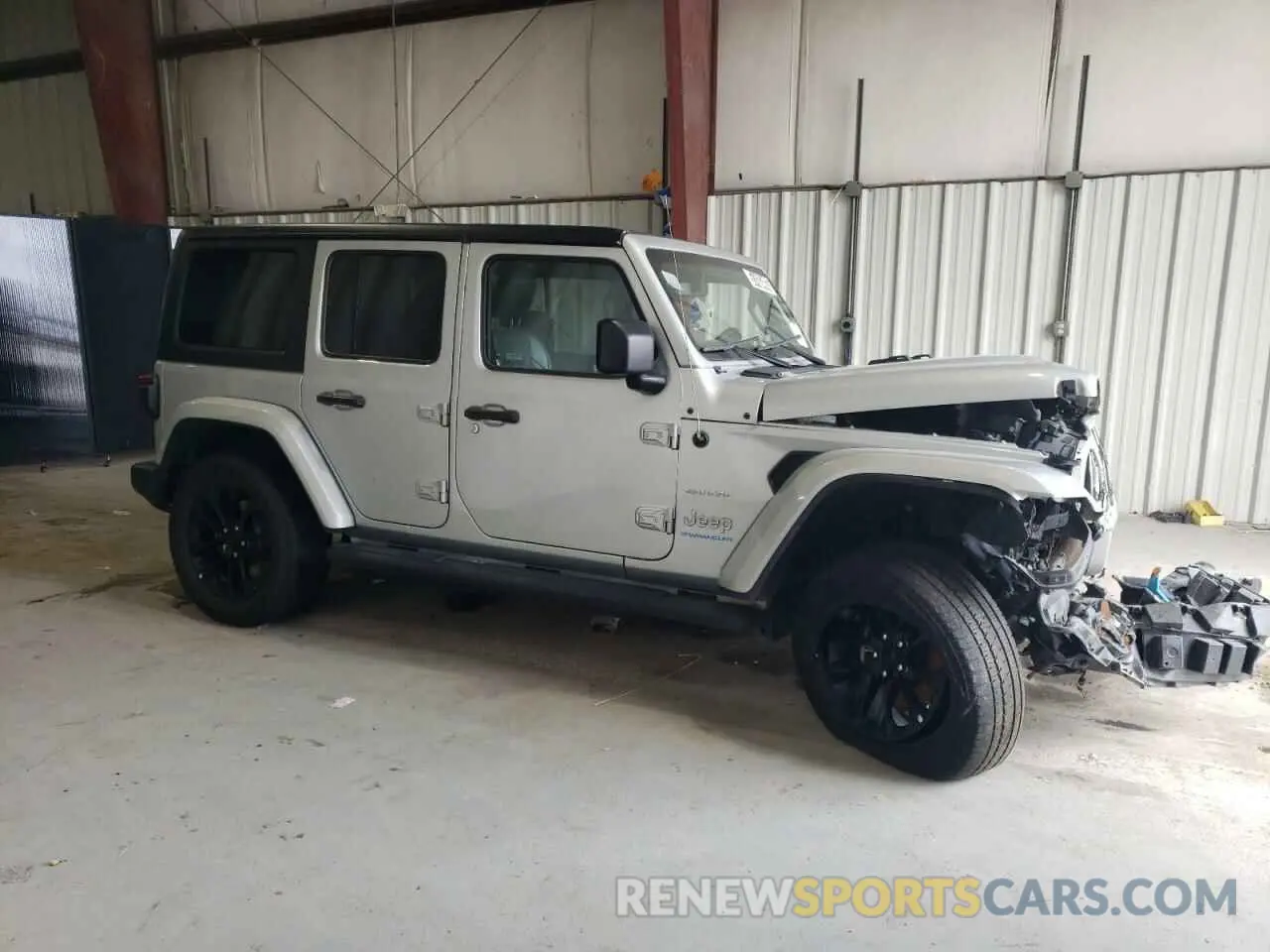 4 fotografías del automóvil dañado 1C4JJXP65PW661129 JEEP WRANGLER 2023