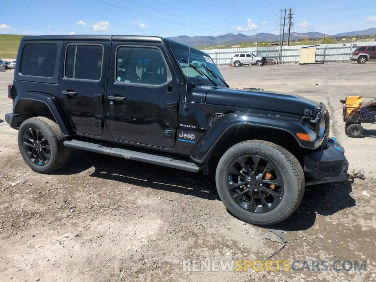 4 fotografías del automóvil dañado 1C4JJXP65PW661194 JEEP WRANGLER 2023