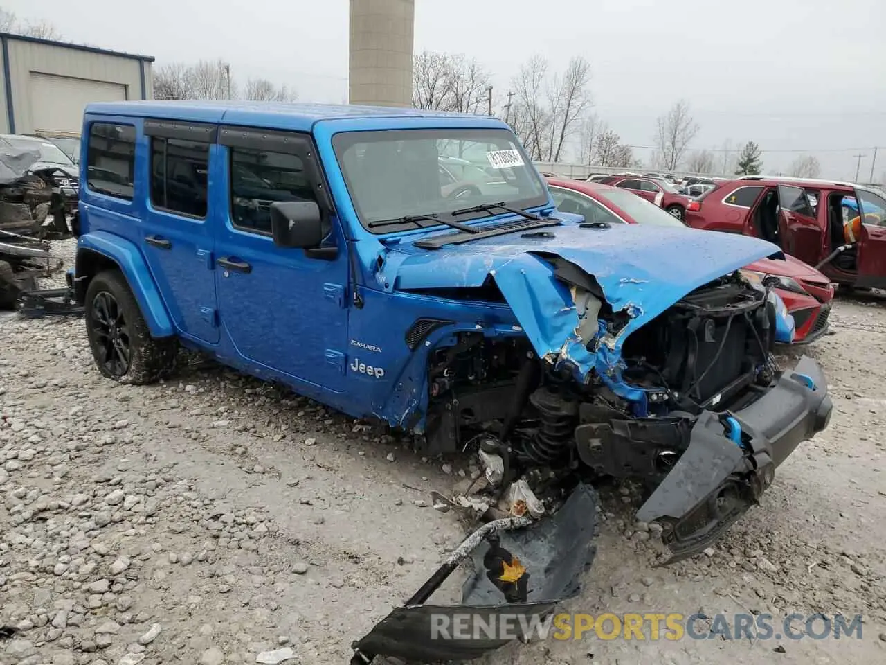 4 fotografías del automóvil dañado 1C4JJXP69PW537378 JEEP WRANGLER 2023