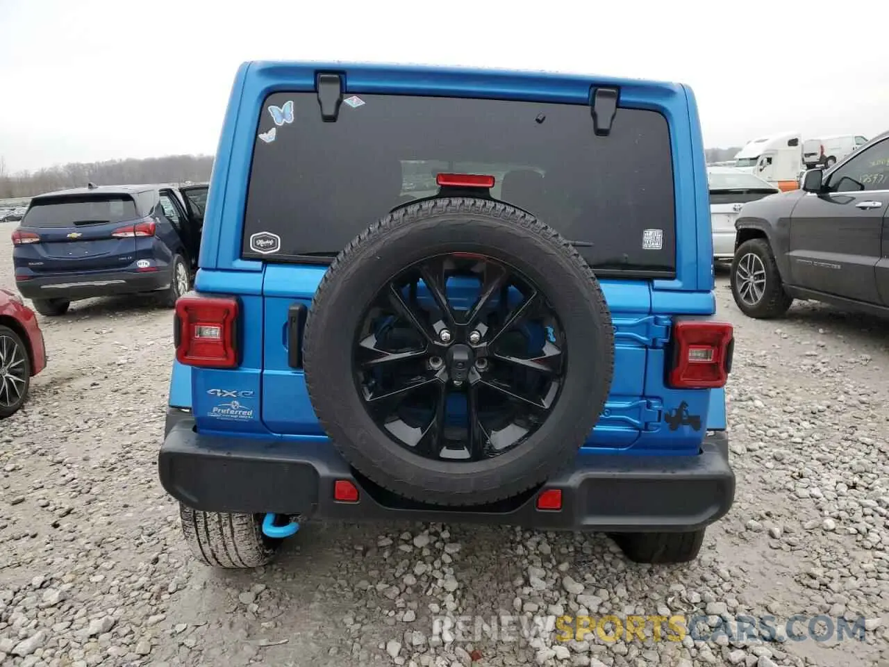 6 fotografías del automóvil dañado 1C4JJXP69PW537378 JEEP WRANGLER 2023