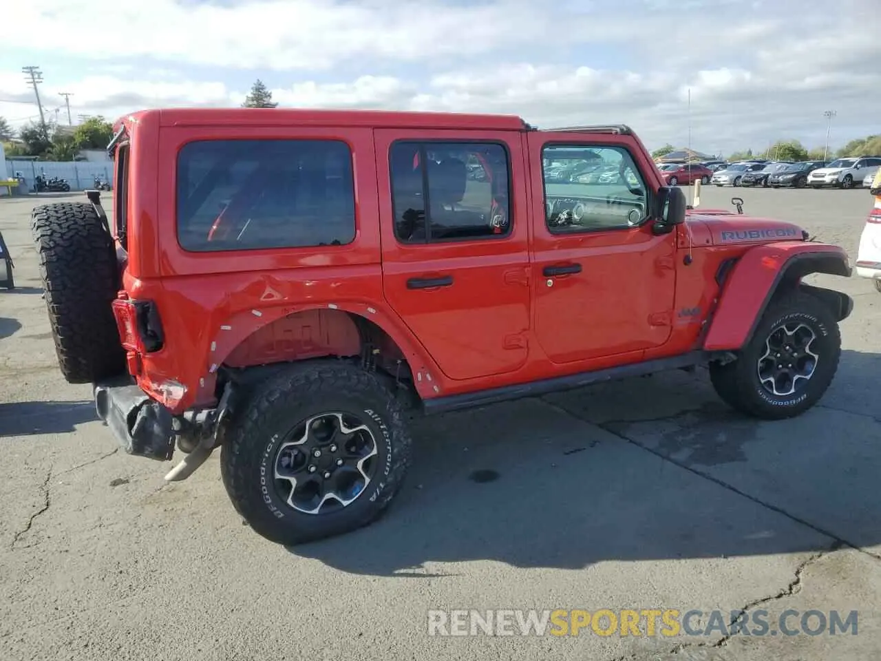 3 fotografías del automóvil dañado 1C4JJXR60PW626138 JEEP WRANGLER 2023