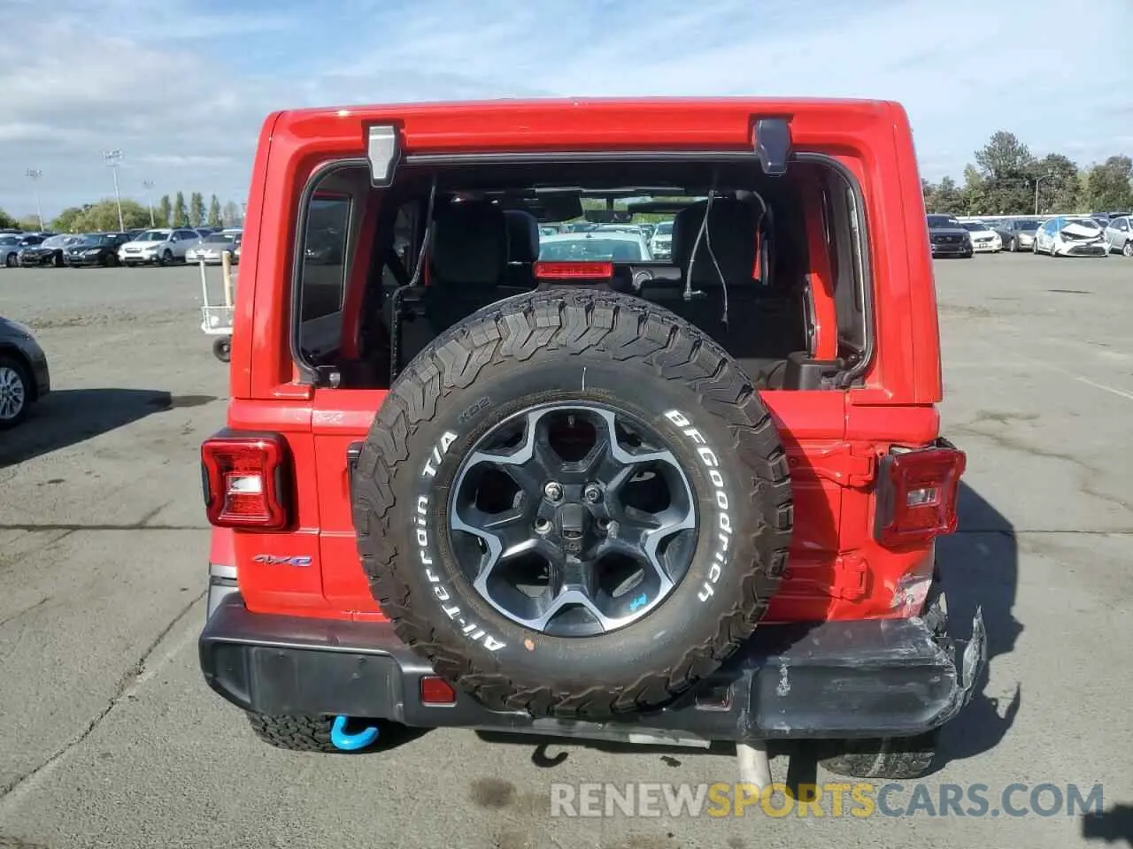 6 fotografías del automóvil dañado 1C4JJXR60PW626138 JEEP WRANGLER 2023