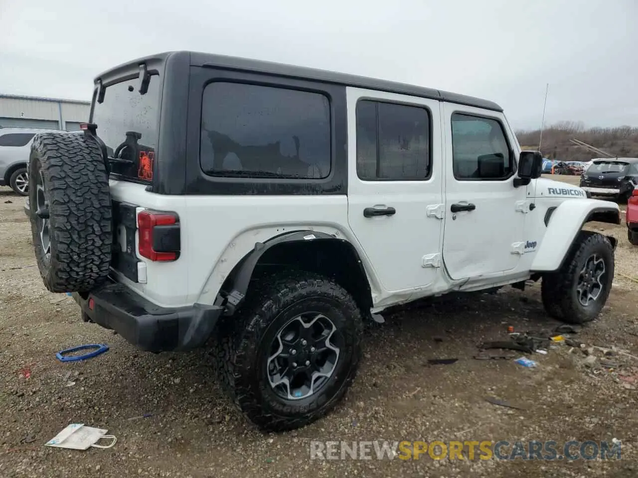 3 fotografías del automóvil dañado 1C4JJXR64PW542064 JEEP WRANGLER 2023