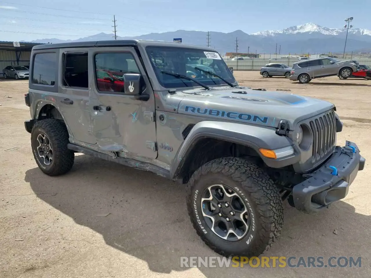 4 fotografías del automóvil dañado 1C4JJXR66PW524701 JEEP WRANGLER 2023