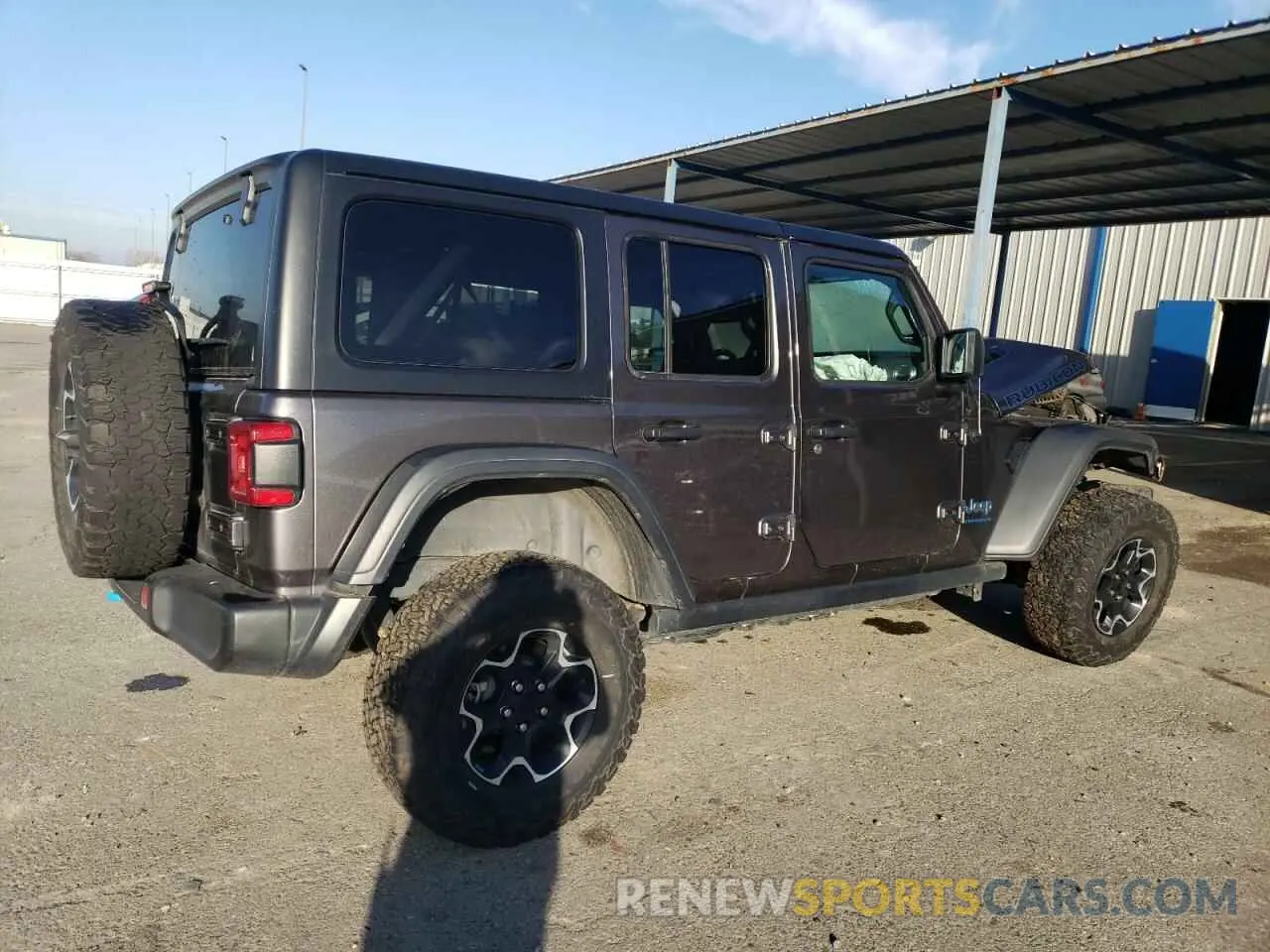 3 fotografías del automóvil dañado 1C4JJXR66PW696548 JEEP WRANGLER 2023