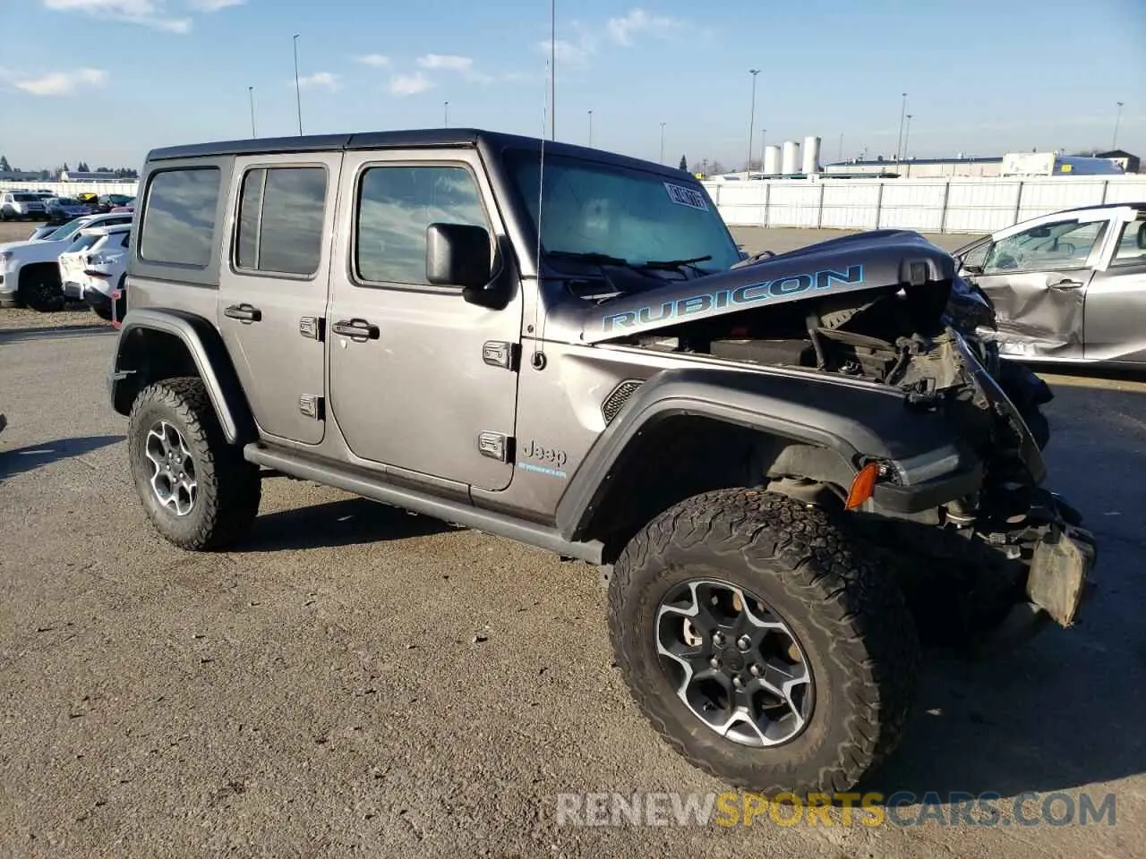 4 fotografías del automóvil dañado 1C4JJXR66PW696548 JEEP WRANGLER 2023