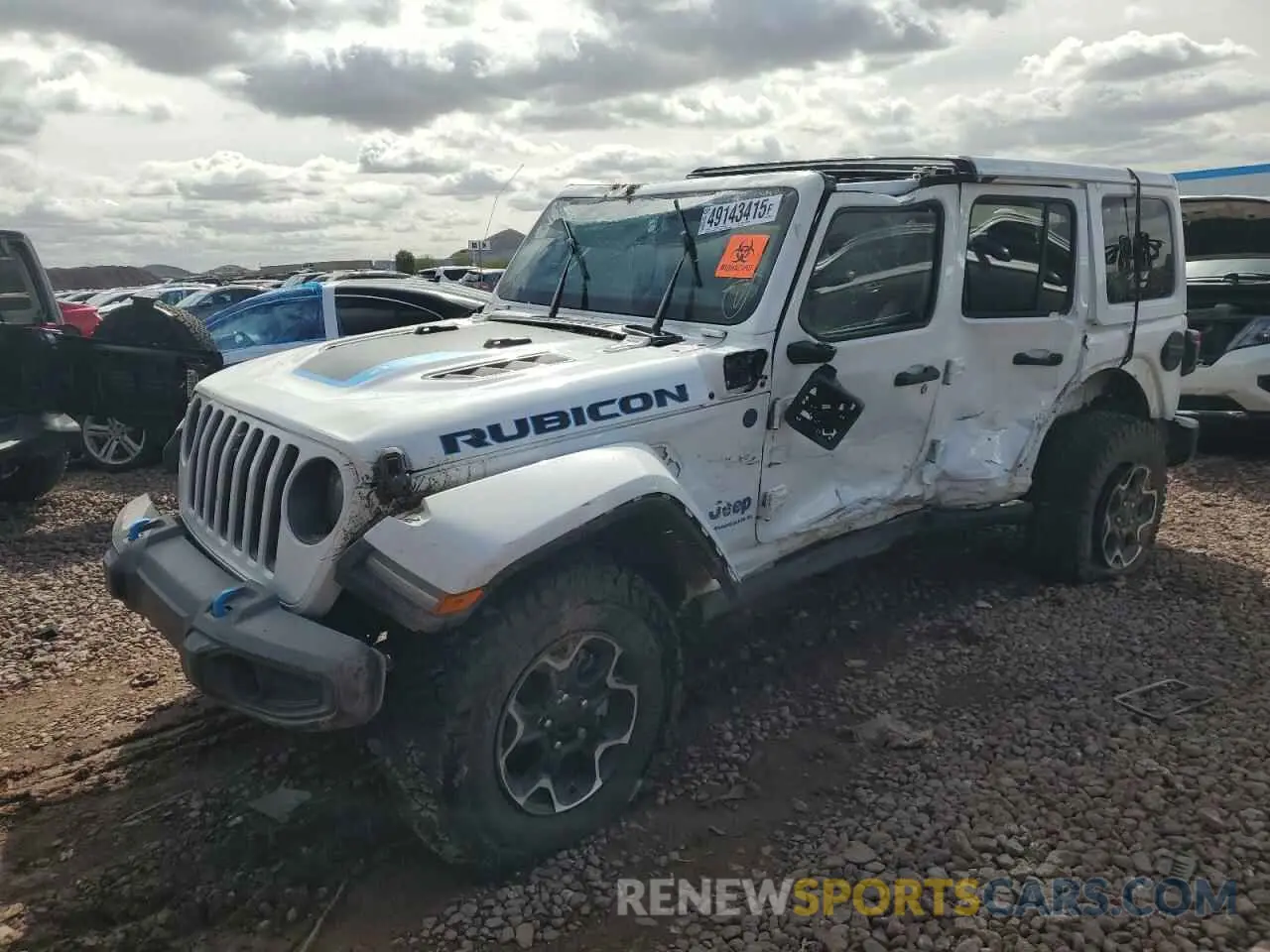 1 fotografías del automóvil dañado 1C4JJXR67PW516493 JEEP WRANGLER 2023