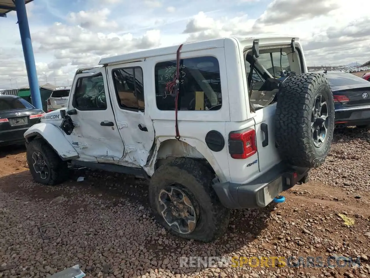 2 fotografías del automóvil dañado 1C4JJXR67PW516493 JEEP WRANGLER 2023