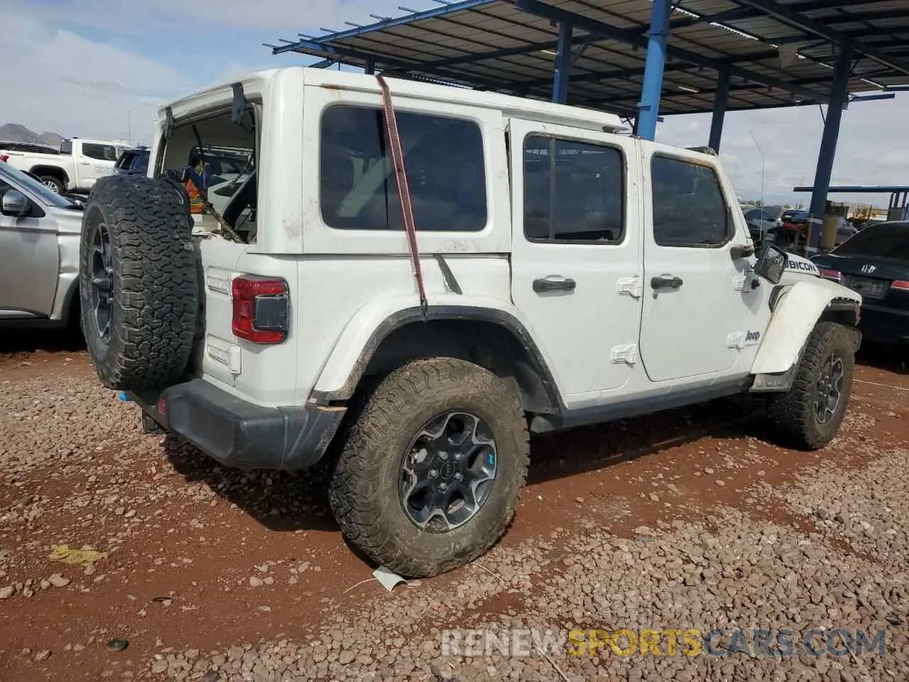 3 fotografías del automóvil dañado 1C4JJXR67PW516493 JEEP WRANGLER 2023