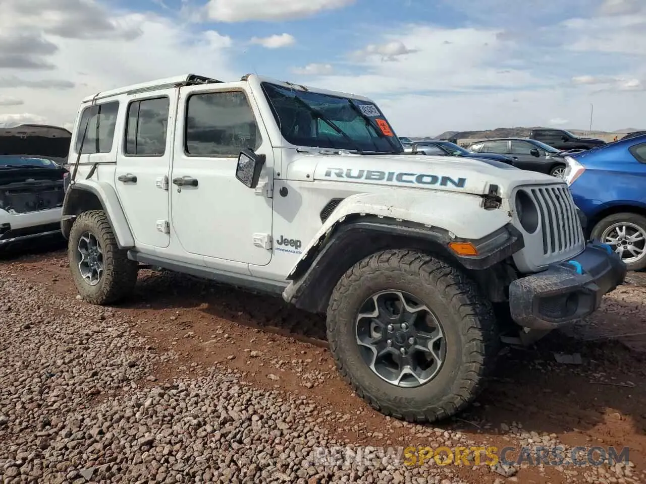 4 fotografías del automóvil dañado 1C4JJXR67PW516493 JEEP WRANGLER 2023
