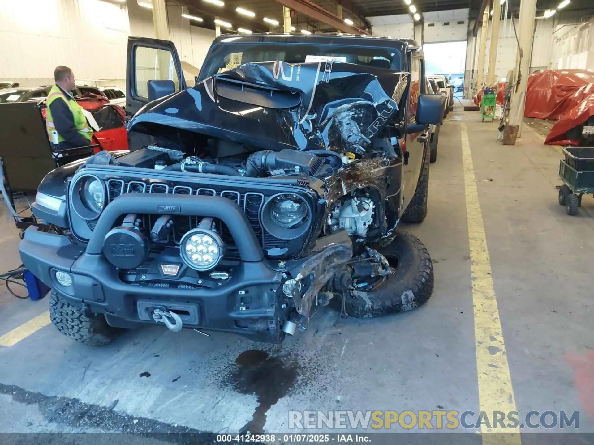 2 fotografías del automóvil dañado 1C4JJXSJXPW691562 JEEP WRANGLER 2023