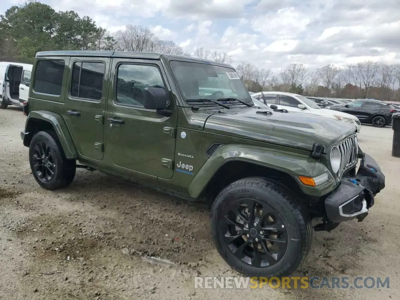 4 fotografías del automóvil dañado 1C4RJXP60RW232129 JEEP WRANGLER 2023