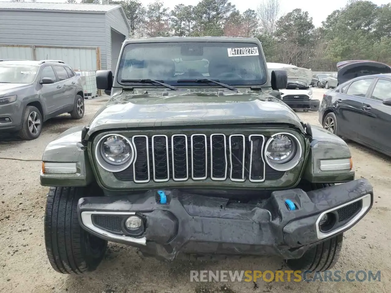 5 fotografías del automóvil dañado 1C4RJXP60RW232129 JEEP WRANGLER 2023