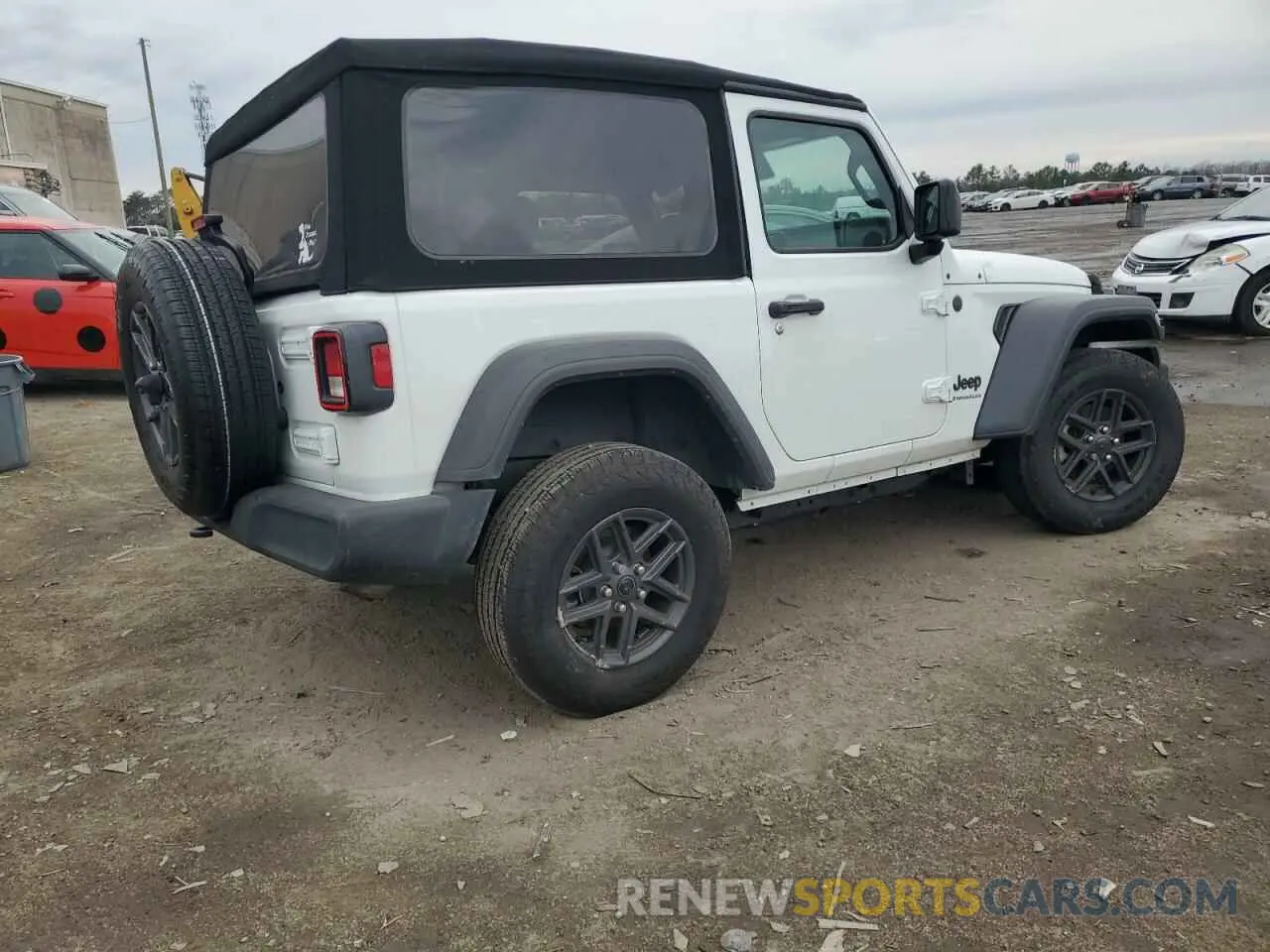 3 fotografías del automóvil dañado 1C4PJXAN7RW169411 JEEP WRANGLER 2024