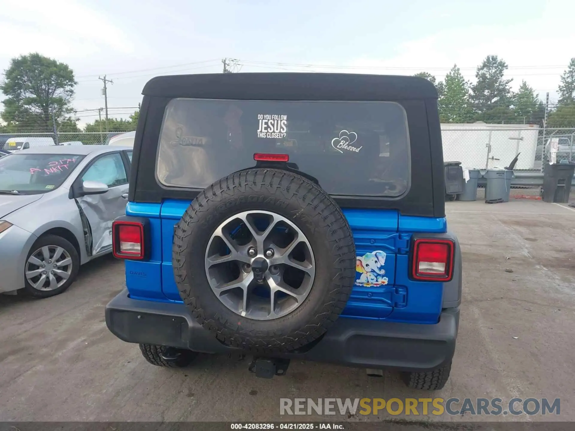 16 fotografías del automóvil dañado 1C4PJXANXRW160377 JEEP WRANGLER 2024