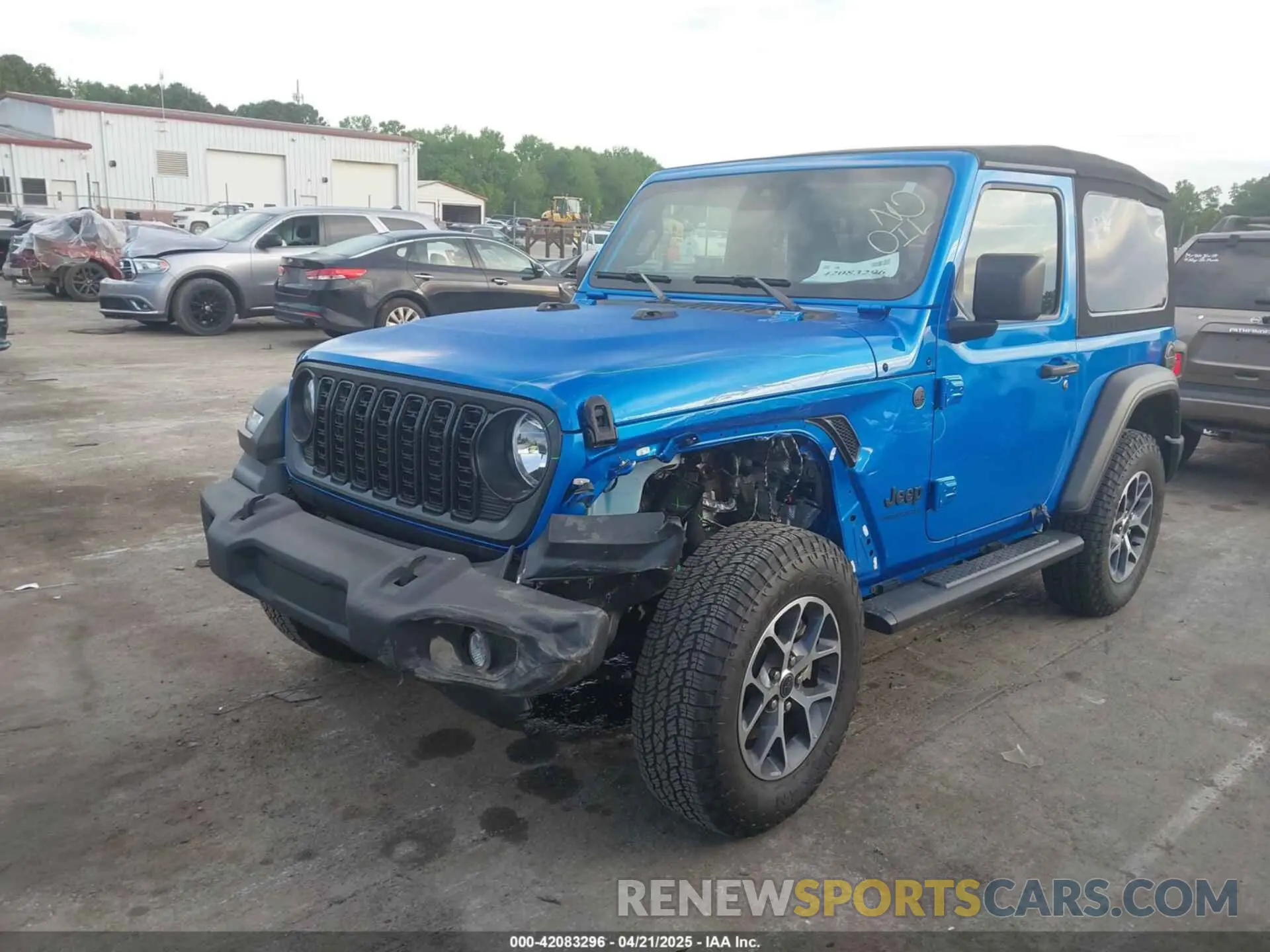 2 fotografías del automóvil dañado 1C4PJXANXRW160377 JEEP WRANGLER 2024