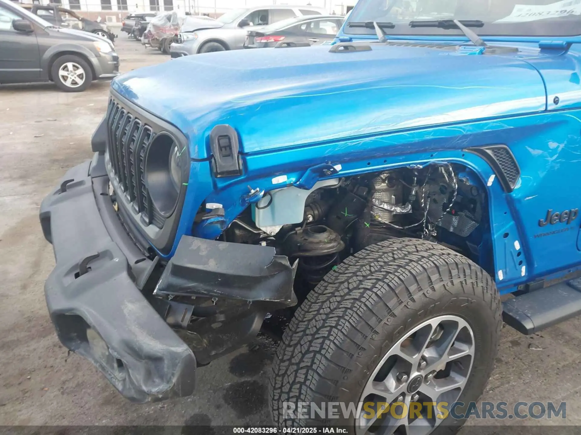 6 fotografías del automóvil dañado 1C4PJXANXRW160377 JEEP WRANGLER 2024