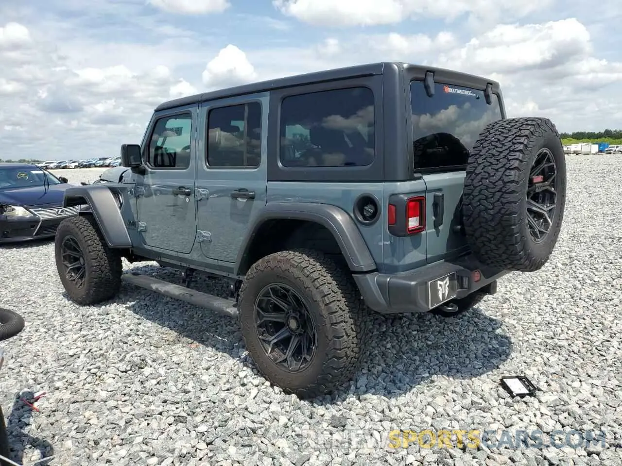 2 fotografías del automóvil dañado 1C4PJXDG3RW229567 JEEP WRANGLER 2024