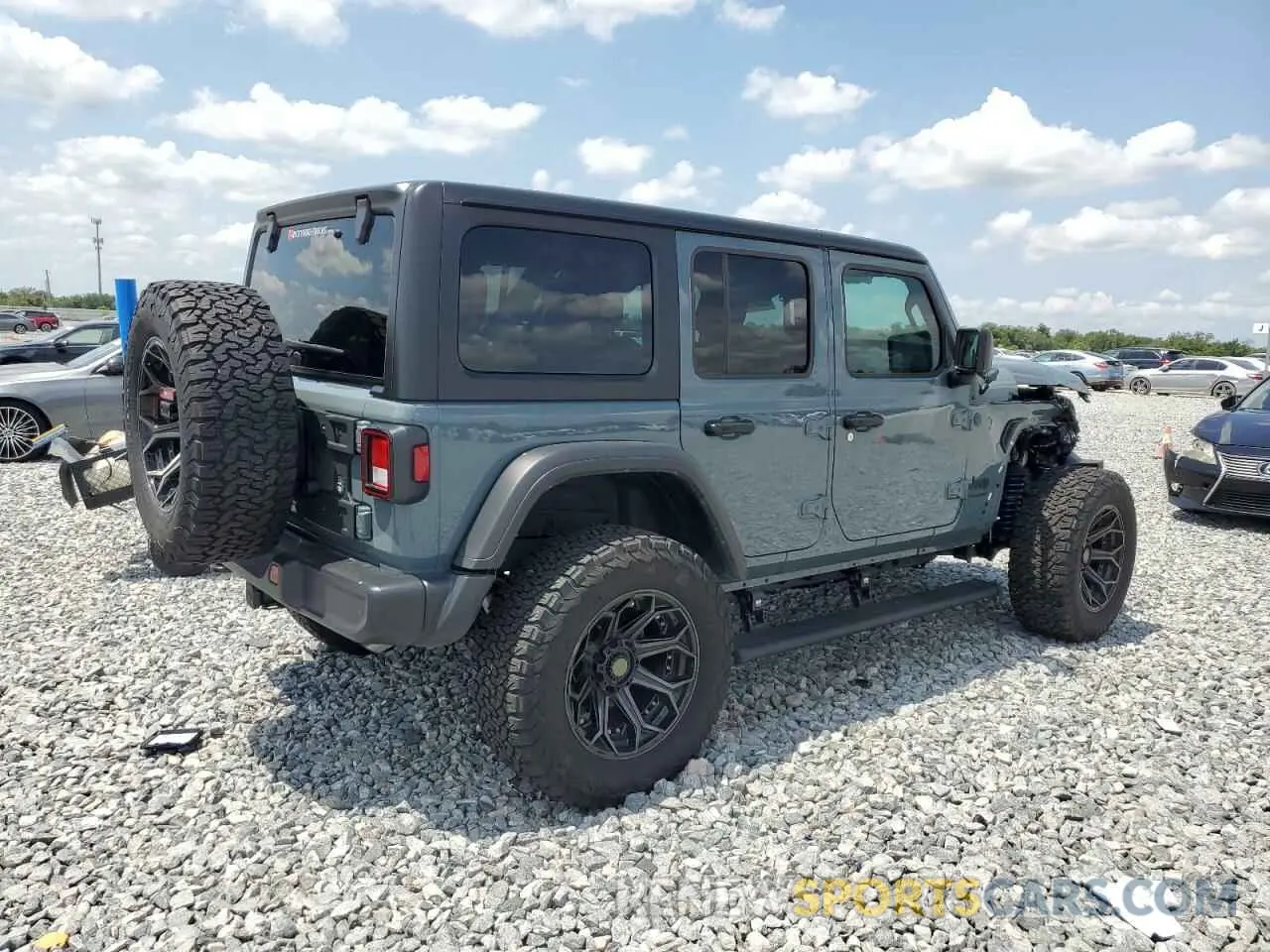 3 fotografías del automóvil dañado 1C4PJXDG3RW229567 JEEP WRANGLER 2024