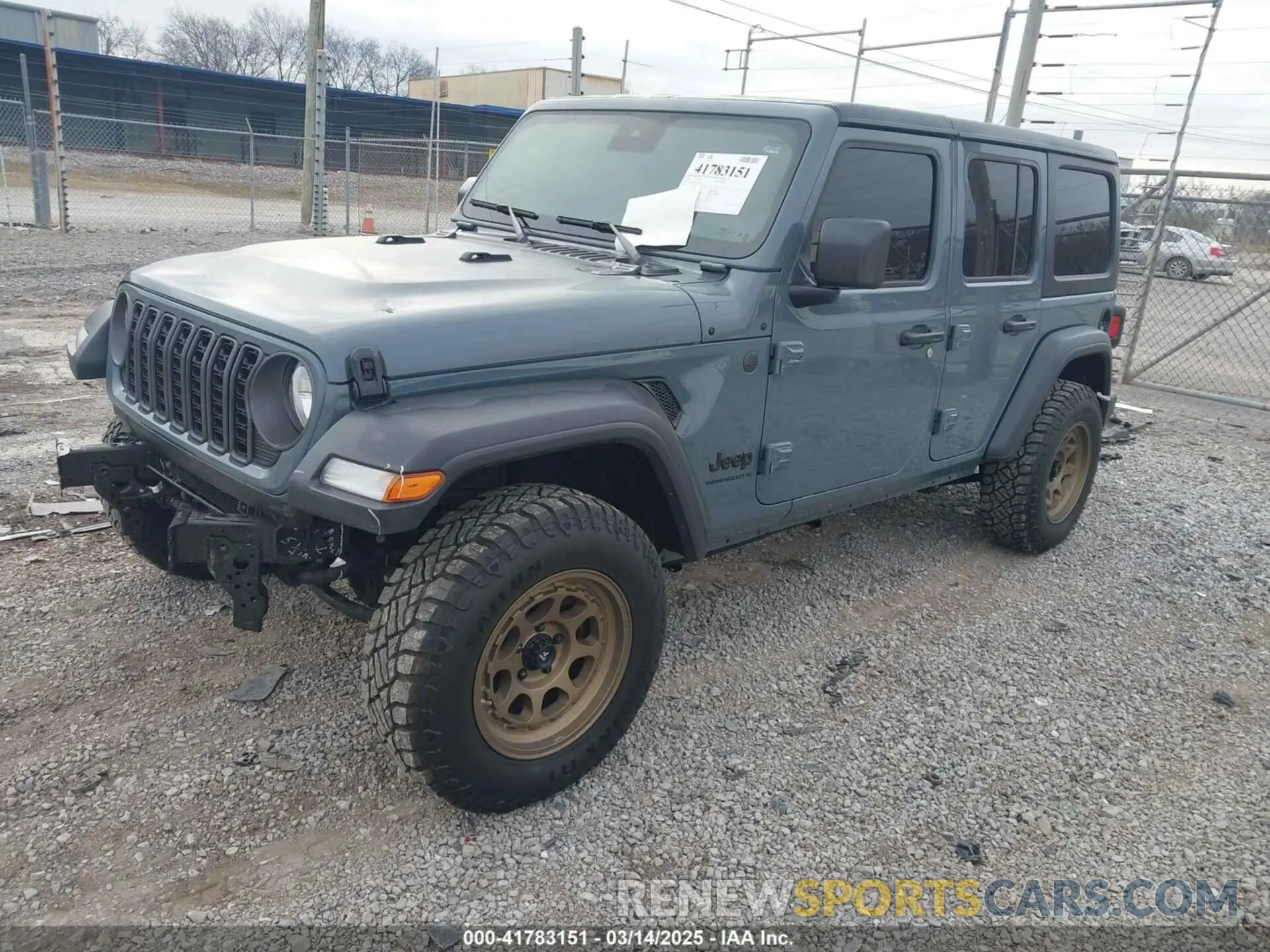 2 fotografías del automóvil dañado 1C4PJXDG3RW259023 JEEP WRANGLER 2024