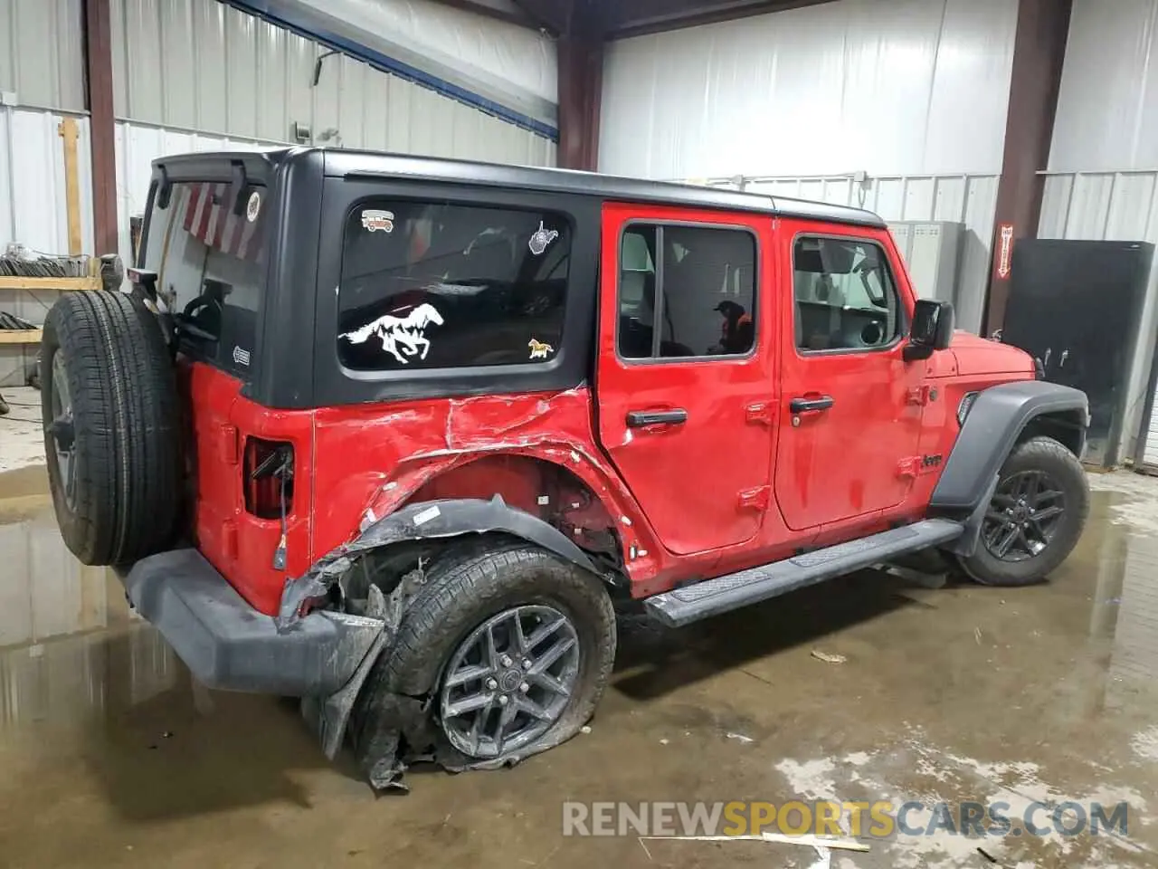 3 fotografías del automóvil dañado 1C4PJXDG5RW177357 JEEP WRANGLER 2024