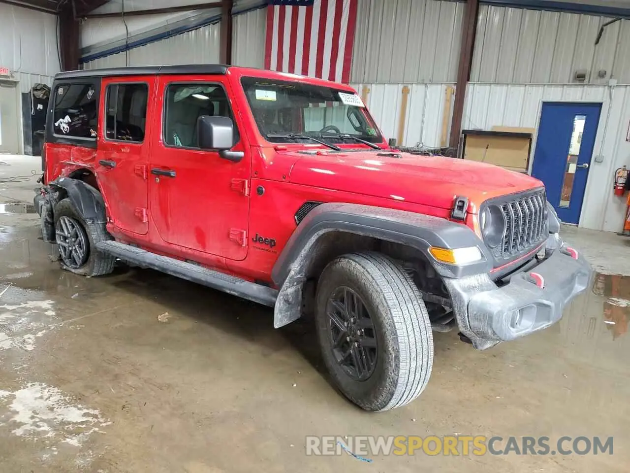 4 fotografías del automóvil dañado 1C4PJXDG5RW177357 JEEP WRANGLER 2024