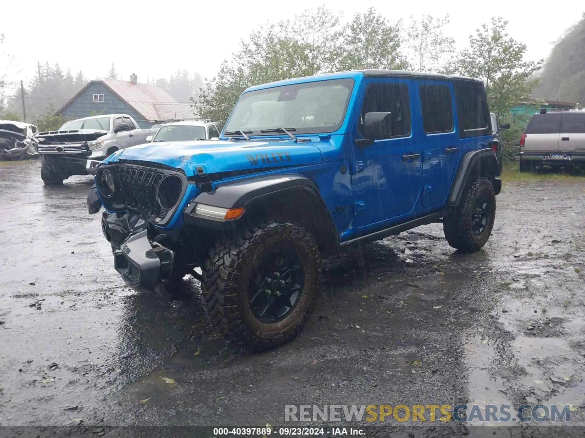 2 fotografías del automóvil dañado 1C4PJXDG5RW259234 JEEP WRANGLER 2024