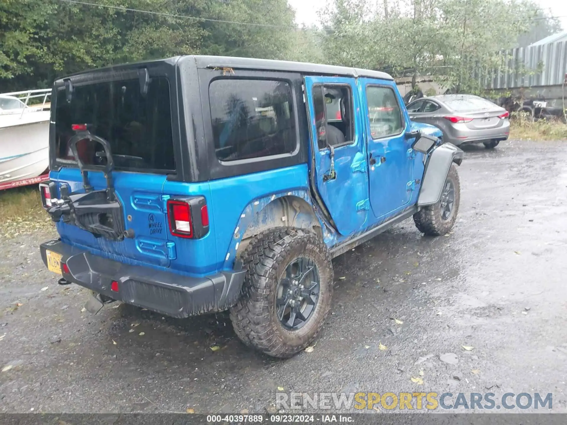 4 fotografías del automóvil dañado 1C4PJXDG5RW259234 JEEP WRANGLER 2024