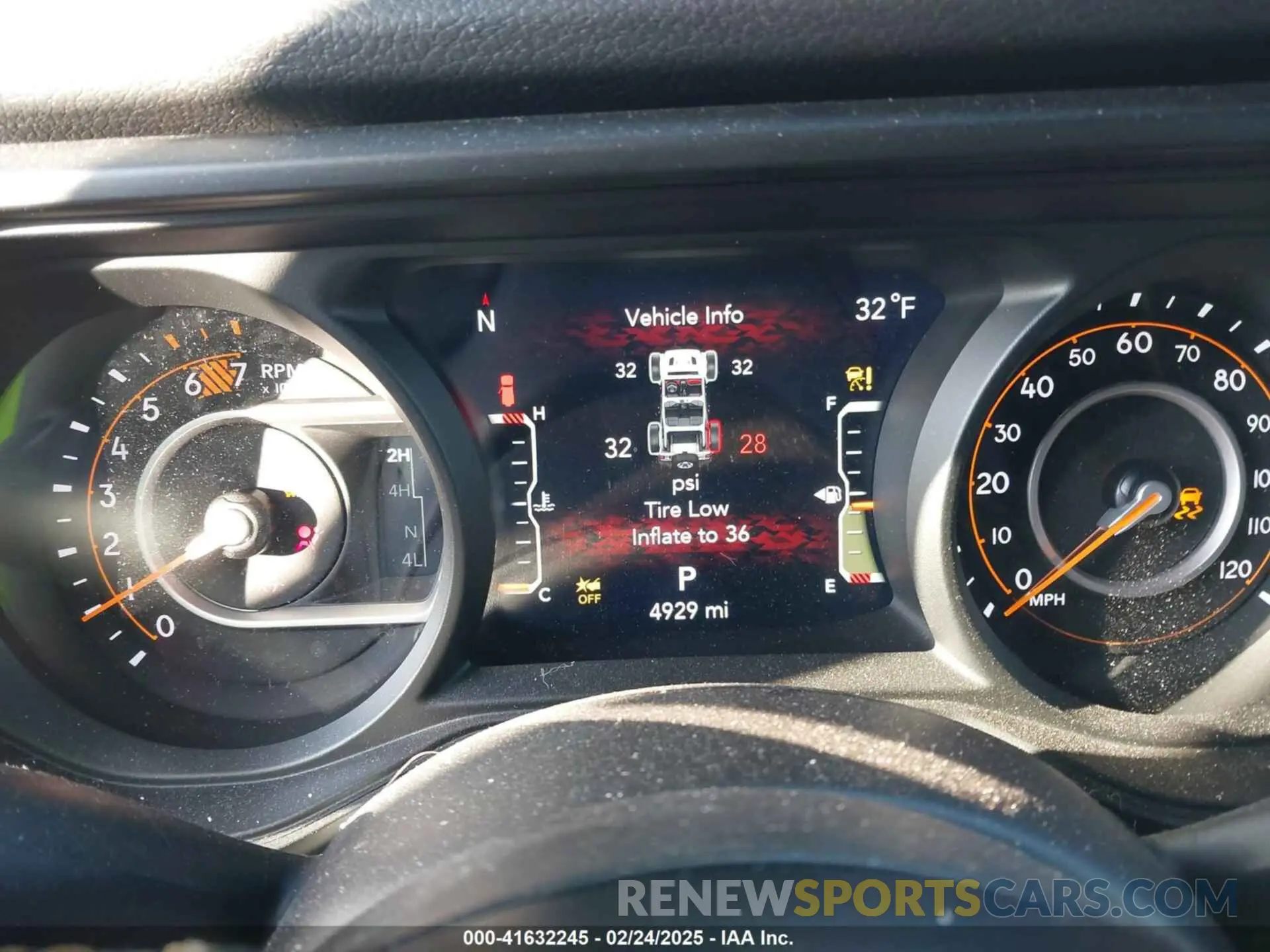 7 fotografías del automóvil dañado 1C4PJXDG7RW330059 JEEP WRANGLER 2024