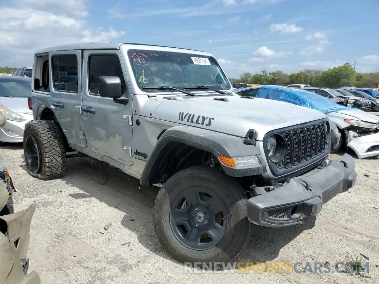 4 fotografías del automóvil dañado 1C4PJXDGXRW289295 JEEP WRANGLER 2024