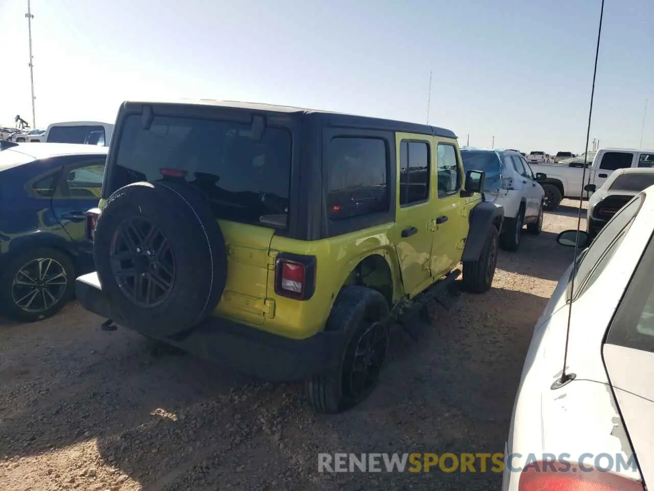 3 fotografías del automóvil dañado 1C4PJXDN0RW105903 JEEP WRANGLER 2024