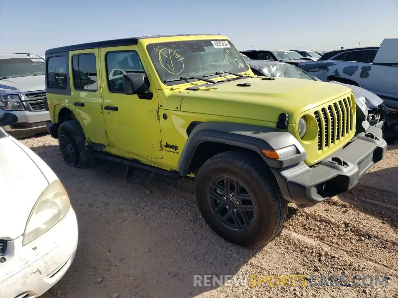 4 fotografías del automóvil dañado 1C4PJXDN0RW105903 JEEP WRANGLER 2024