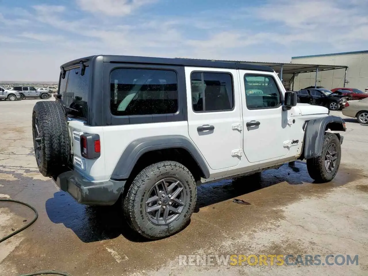 3 fotografías del automóvil dañado 1C4PJXDN0RW300836 JEEP WRANGLER 2024