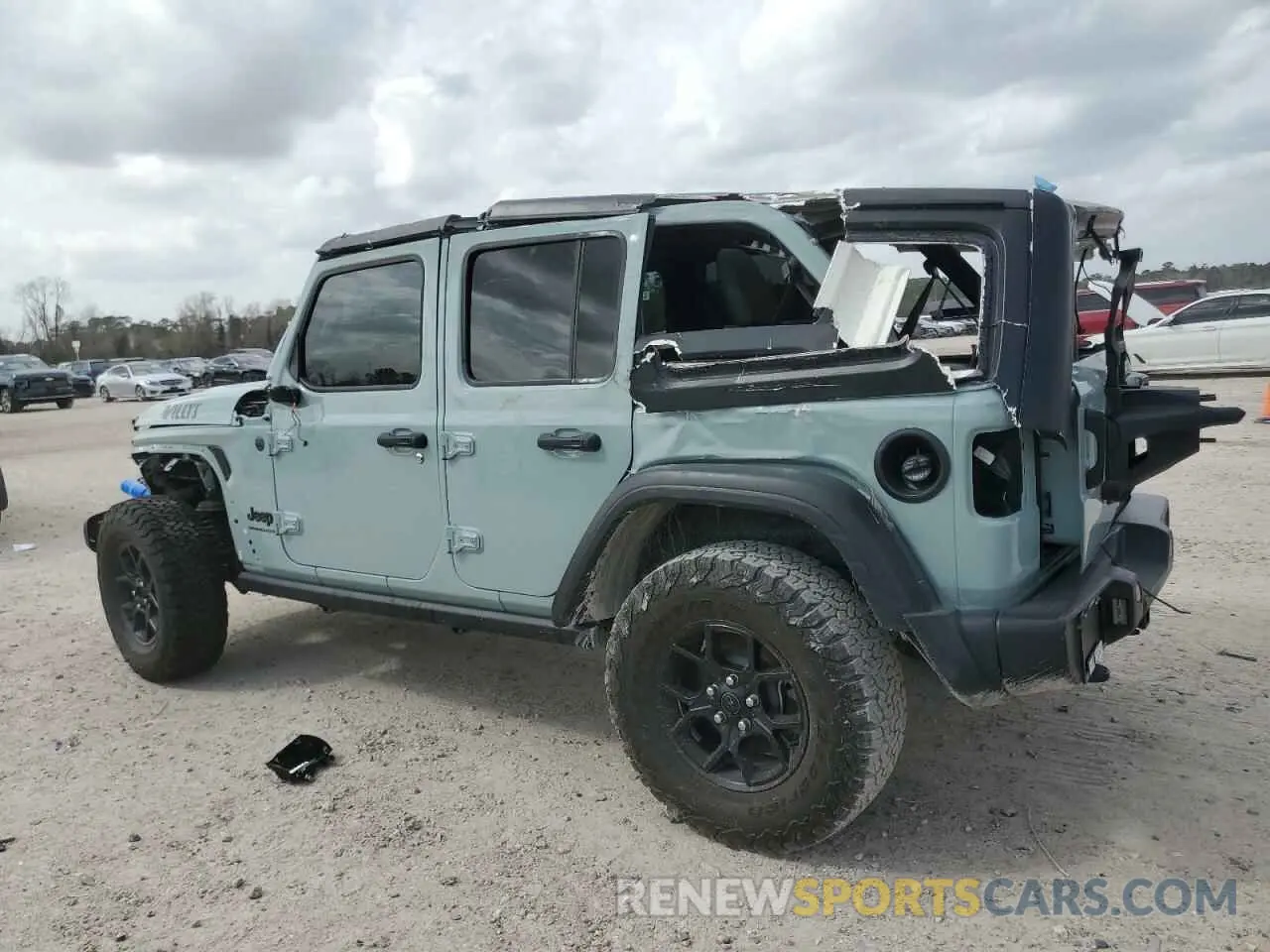 2 fotografías del automóvil dañado 1C4PJXDN1RW112844 JEEP WRANGLER 2024
