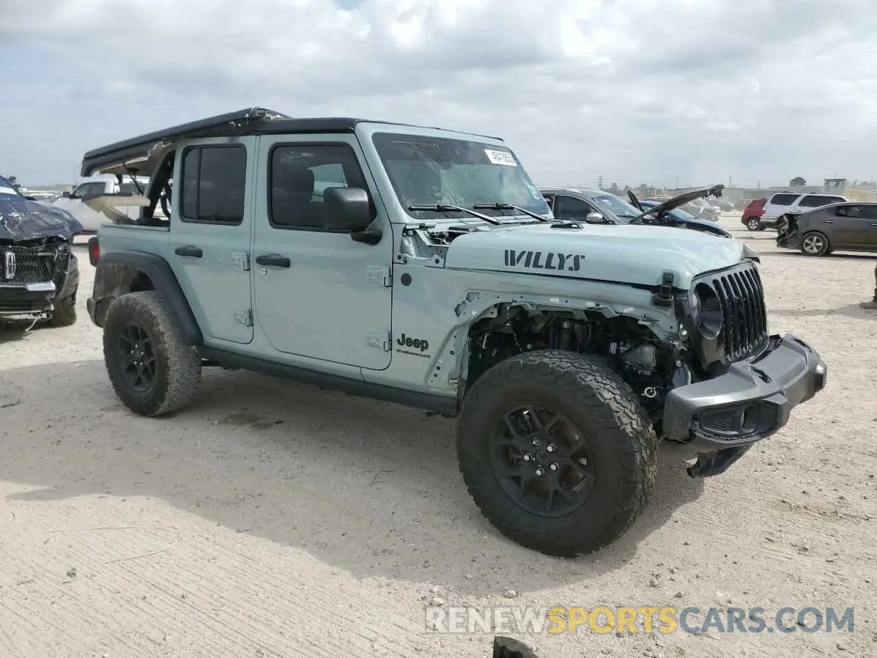 4 fotografías del automóvil dañado 1C4PJXDN1RW112844 JEEP WRANGLER 2024