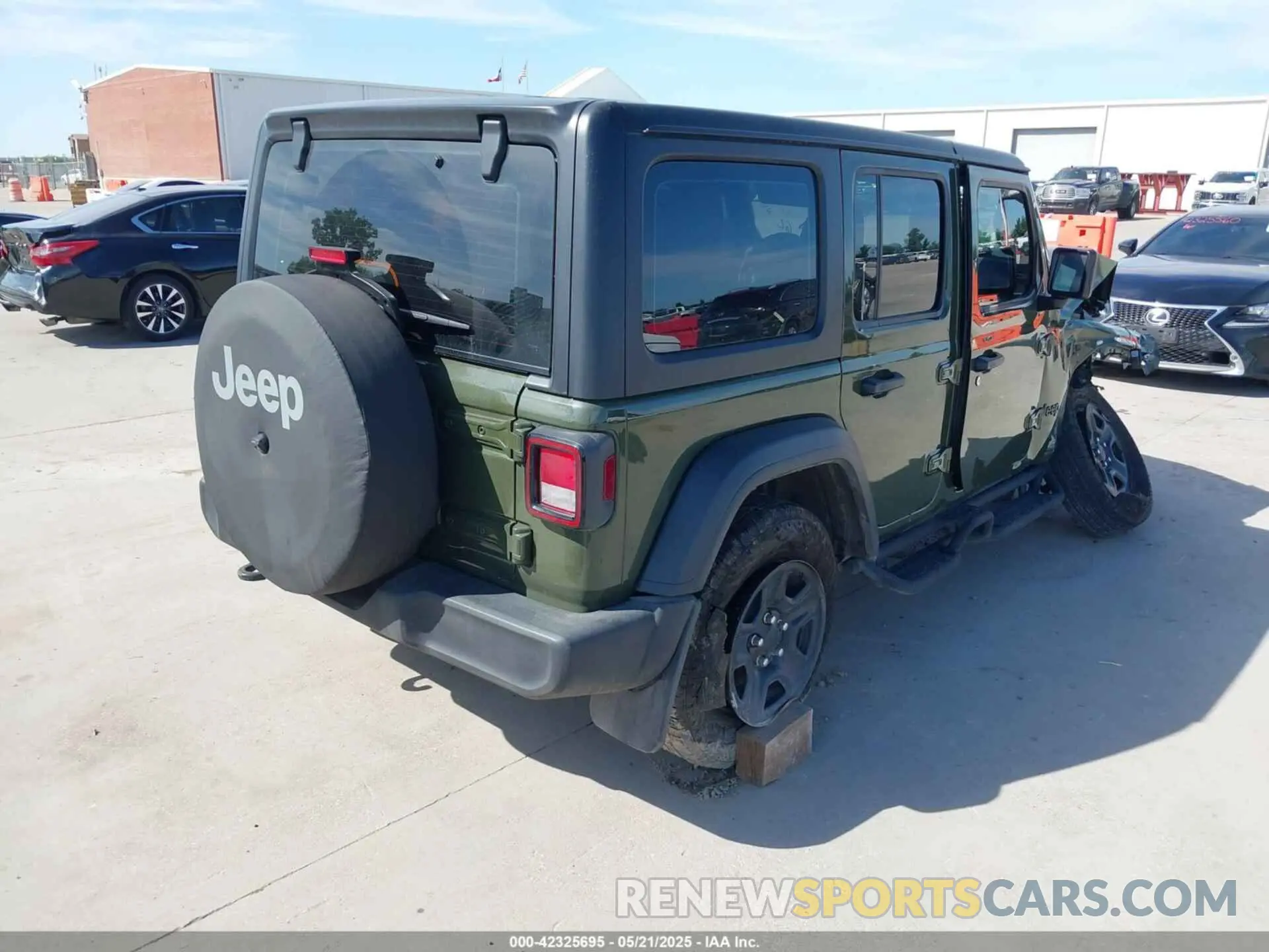 4 fotografías del automóvil dañado 1C4PJXDN3RW157655 JEEP WRANGLER 2024