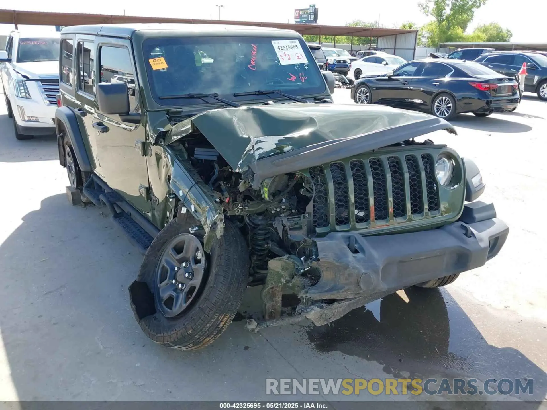 6 fotografías del automóvil dañado 1C4PJXDN3RW157655 JEEP WRANGLER 2024